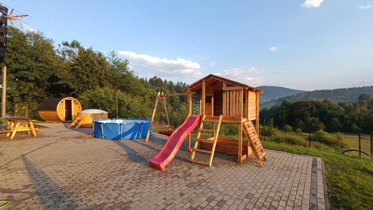 Sarnie Wzgorze Sucha Beskidzka Sauna Jacuzzi Kukow エクステリア 写真